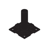 QFSM3 SURF MOUNT BRACKET 3X3IN